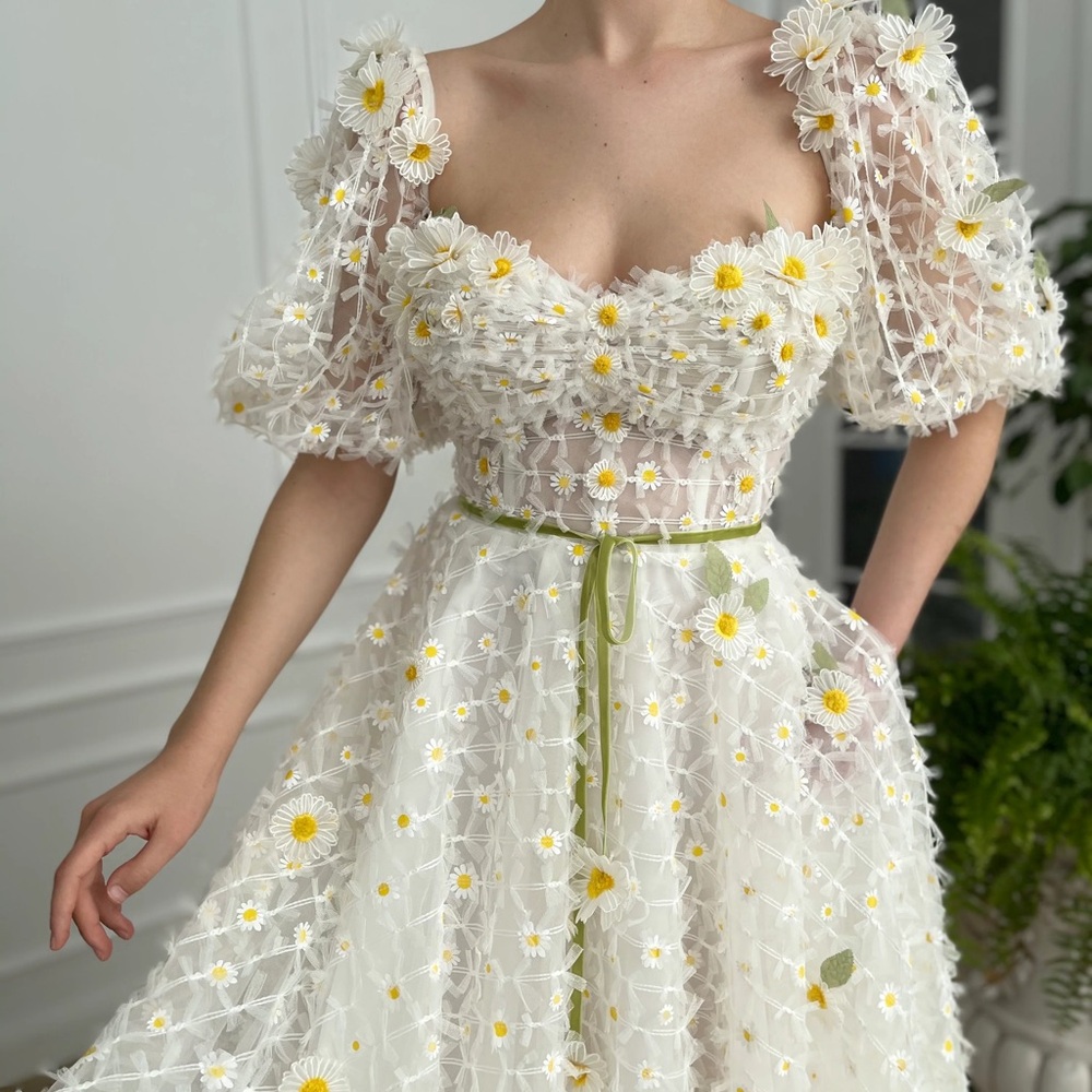 Teuta Matoshi Daisy Lattice Dress - Picture 4 of 6